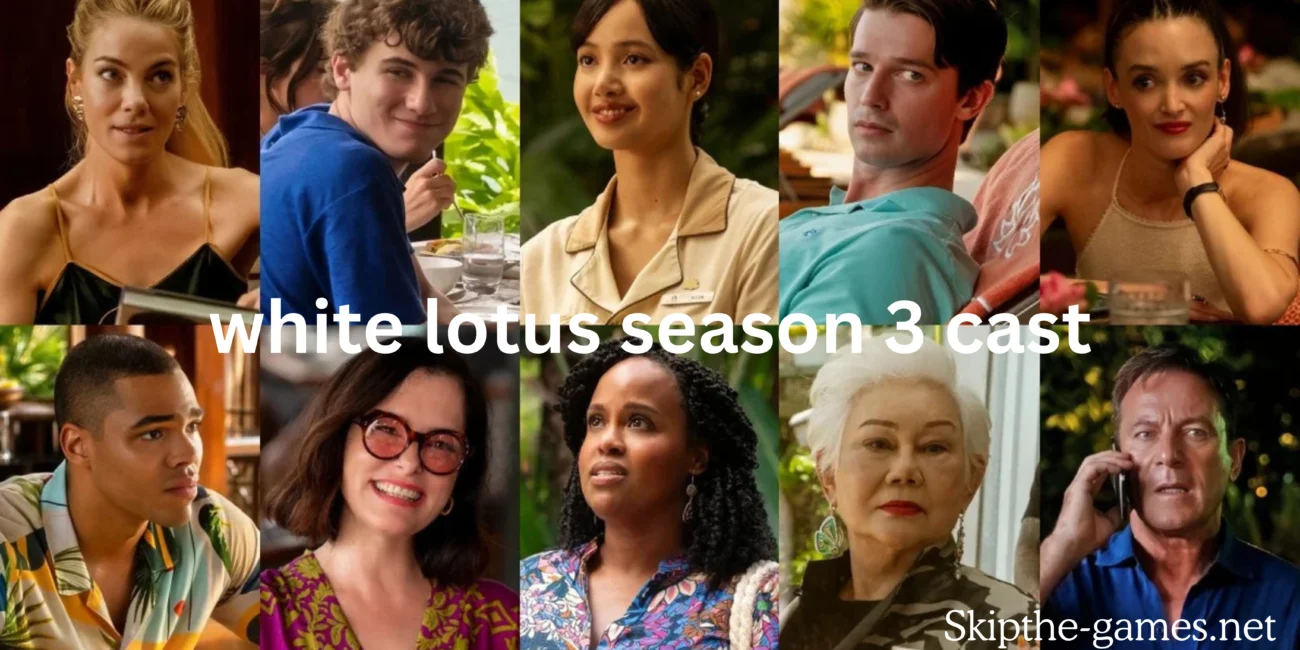 white lotus season 3 cast
